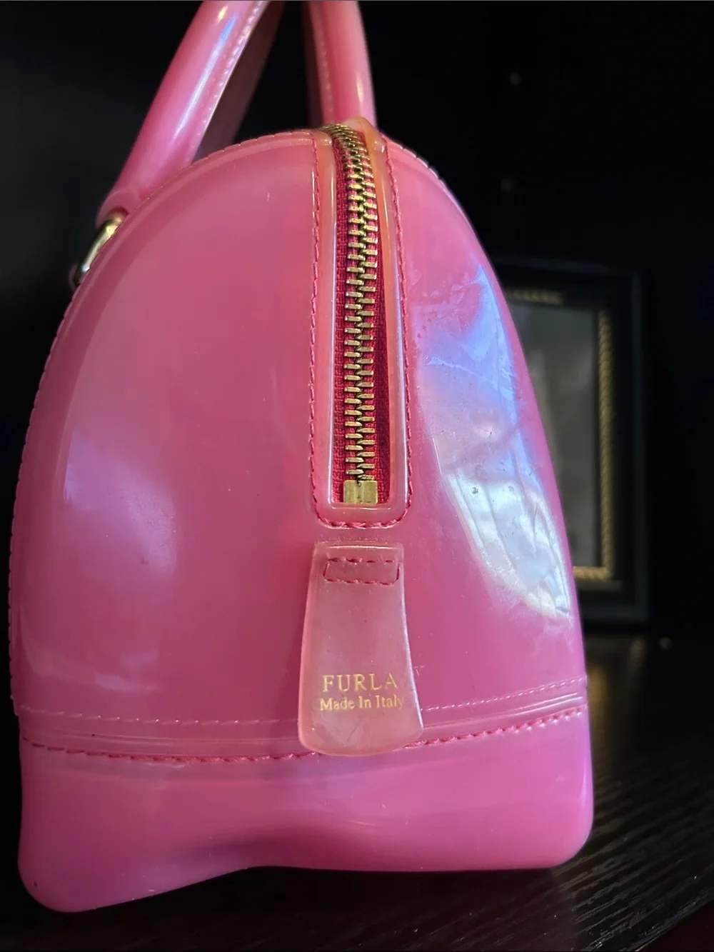 Furla bright pink